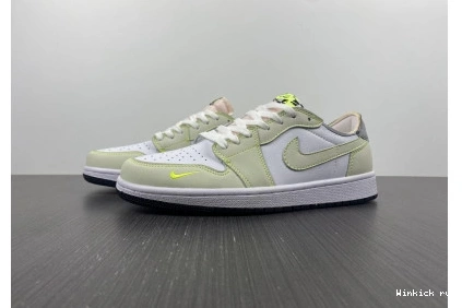 Low Air Jordan 1 Nike White-Green 0822
